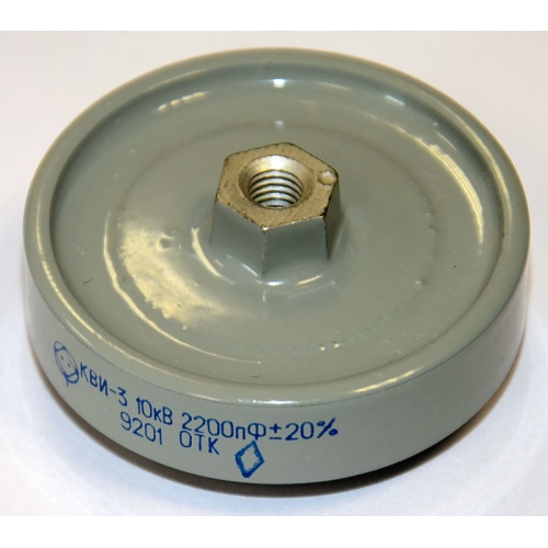 Capacitor KVI-3 2200 pF / 10 kV