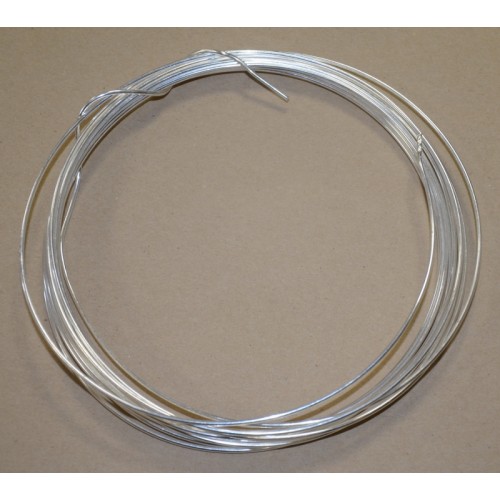 Silvered solid wire - short